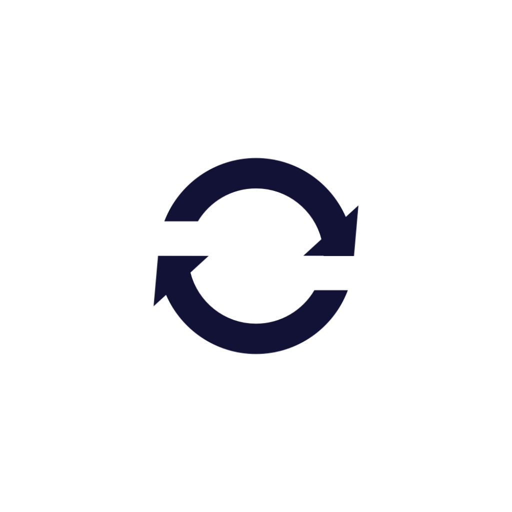 Sync Icon blue